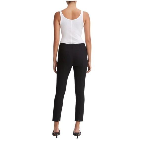 Vince Camuto Stitch Front Seam Ponte Legging Pant. Black Size Large #1318 - Picture 3 of 10